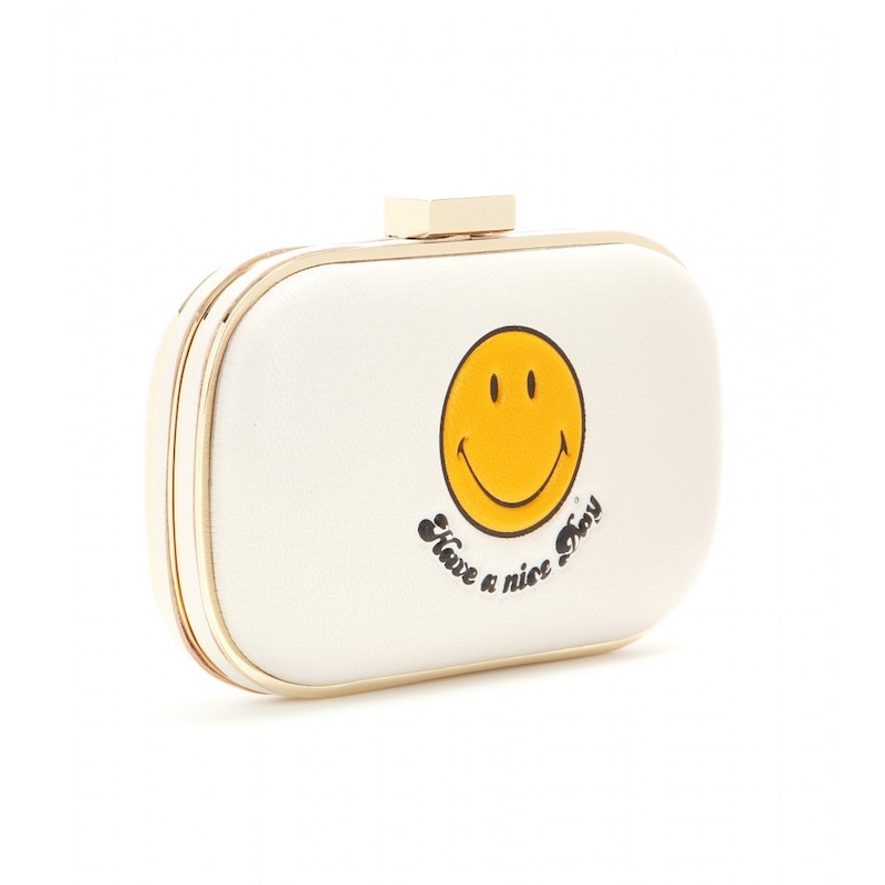 Anya Hindmarch Smiley Leather Card Case