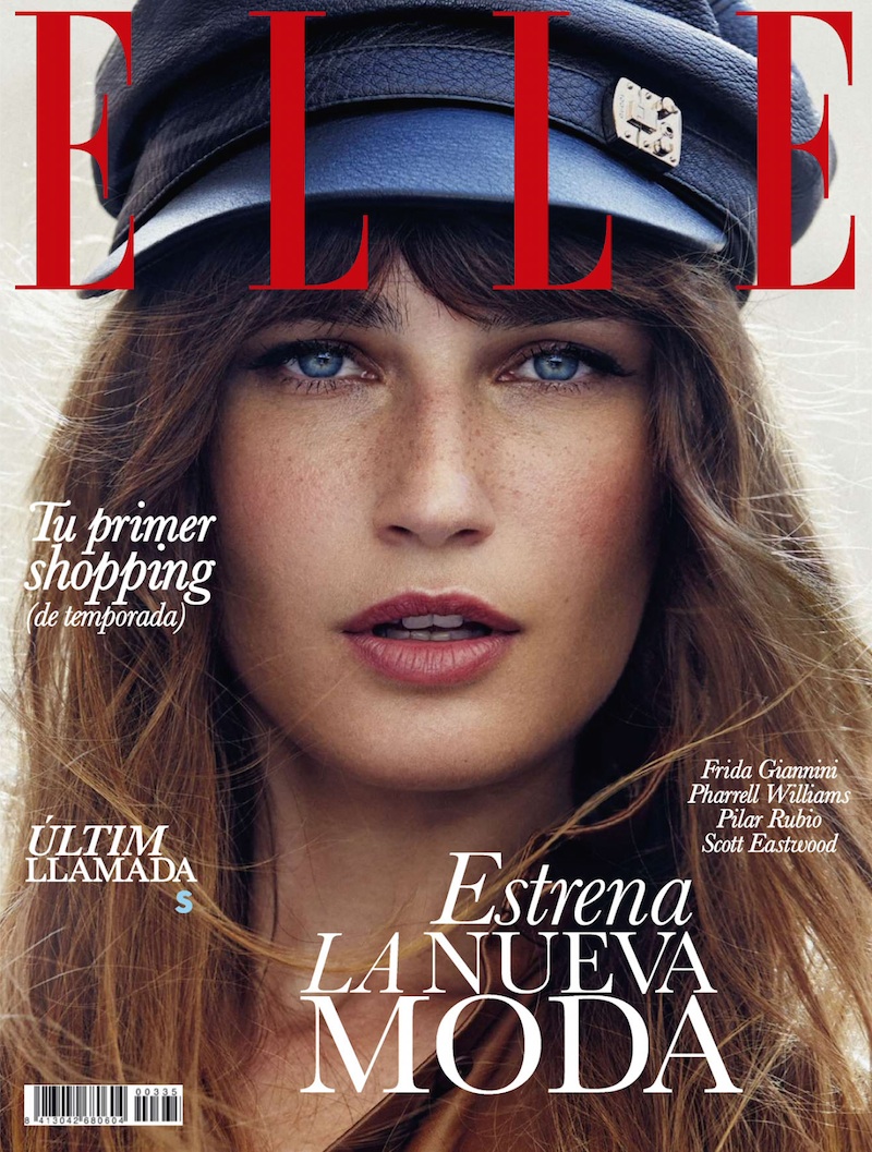 French Twist: Eugenia Volodina by Xavi Gordo for Elle Spain August 2014