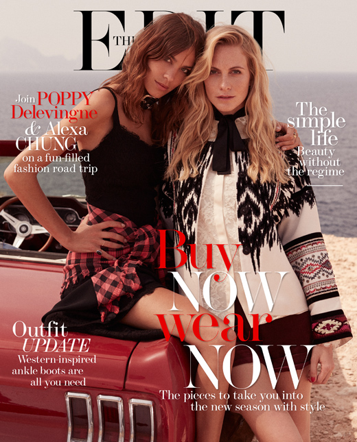 The Trip Poppy Delevingne & Alexa Chung for The EDIT