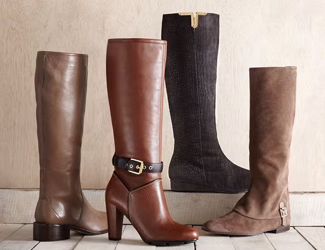 Low Heels on High Boots at MYHABIT
