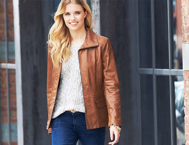 Wear Together: Leather Jackets & Skinny Jeans at MYHABIT