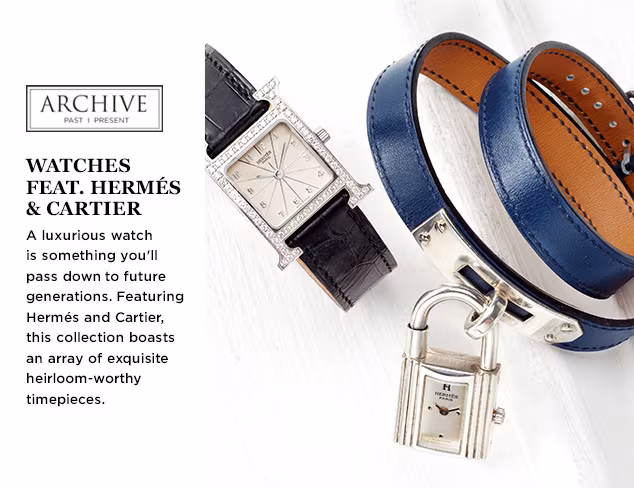 ARCHIVE: Watches feat. Hermés & Cartier at MYHABIT