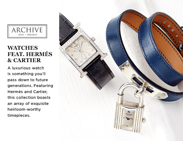 ARCHIVE: Watches feat. Hermés & Cartier at MYHABIT