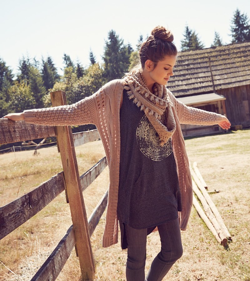 BP. Cable Knit Cardigan