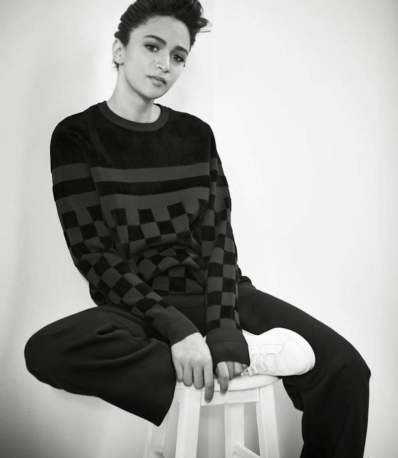 Edun Checkerboard Sweater
