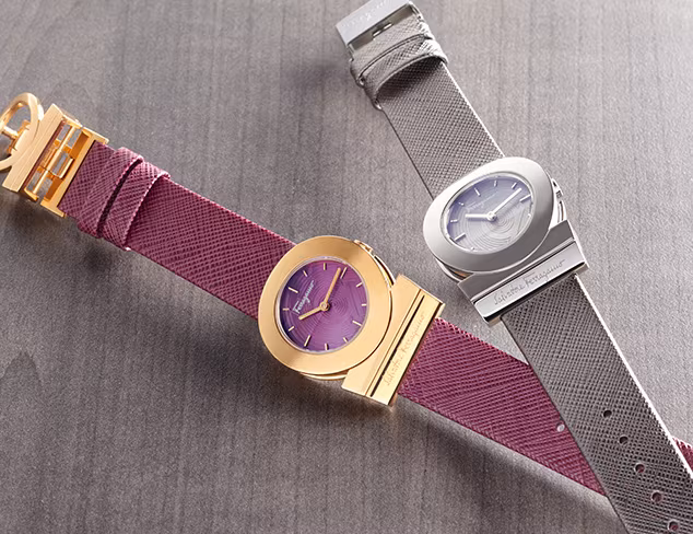 Italian Designer Watches feat. Ferragamo at MYHABIT