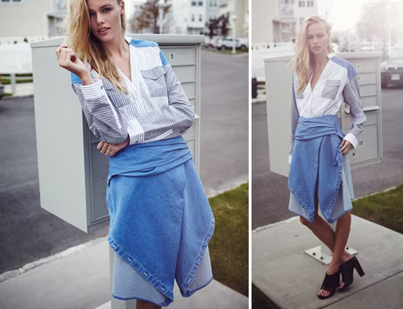 Line II Dion Lee Oversize Loop Front Shirt