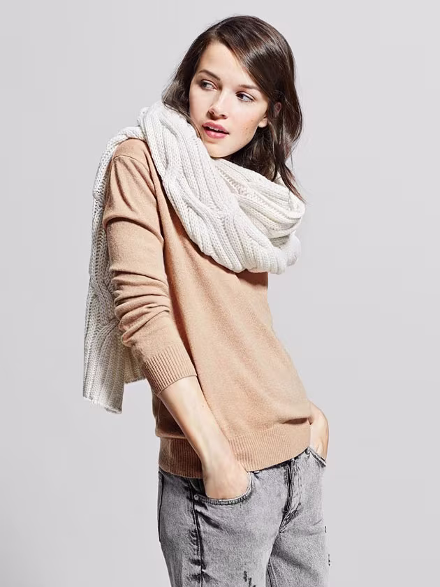 MANGO Knit Scarf