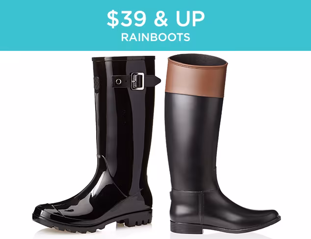 $39 & Up: Rainboots at MYHABIT