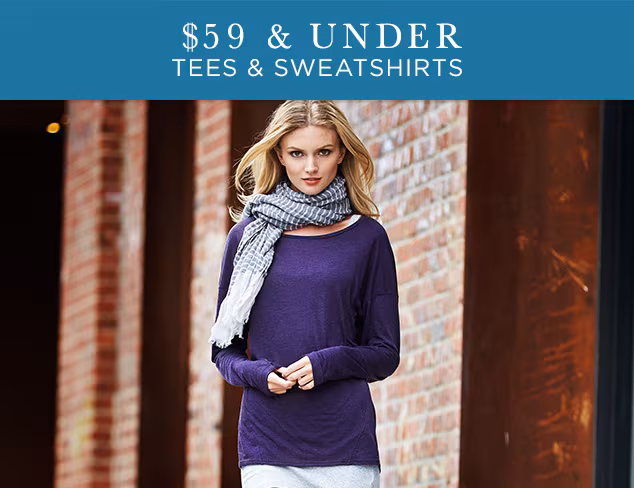 $59 & Under: Tees & Sweatshirts at MYHABIT