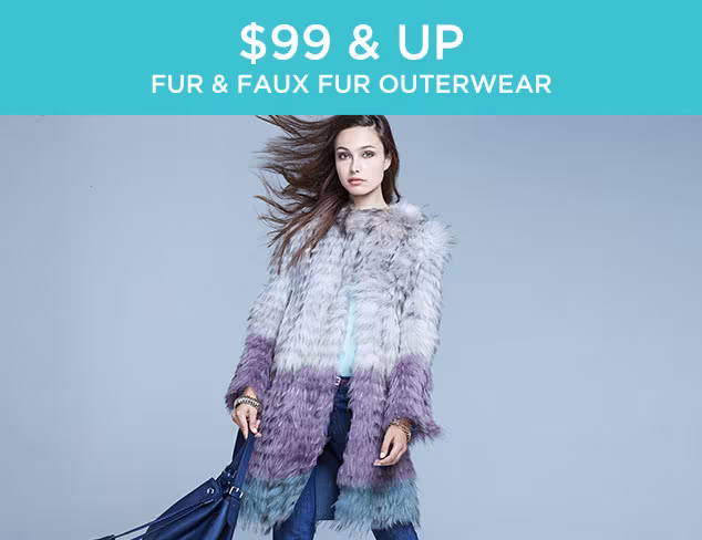 $99 & Up: Fur & Faux Fur Outerwear at MYHABIT