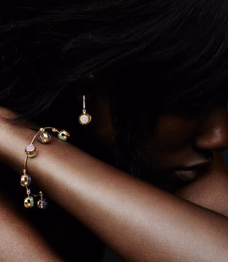 Aurélie Bidermann Fine Multi Bells Bracelet