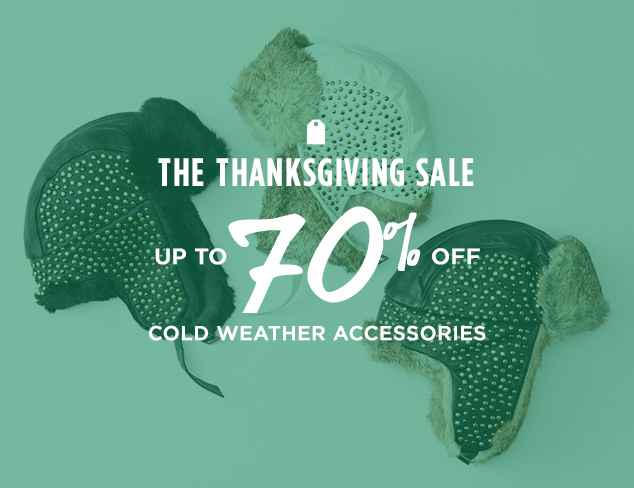 Up to 70% Off: Cold Weather Accessories at MYHABIT