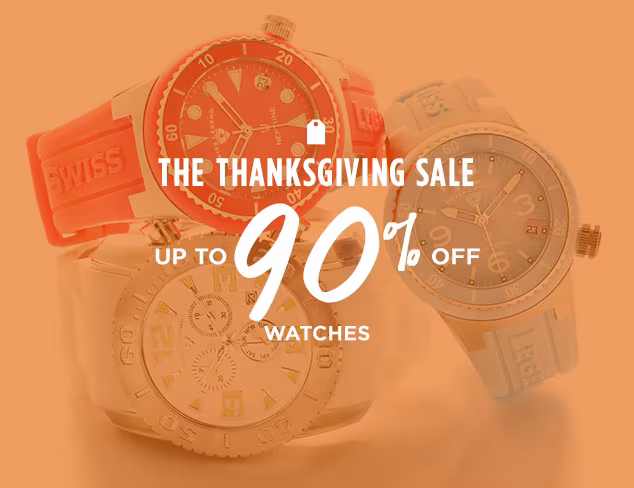 Up to 90% Off: Watches at MYHABIT