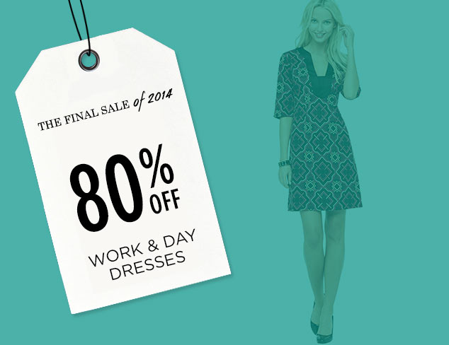 80% Off: Work & Day Dresses at MYHABIT