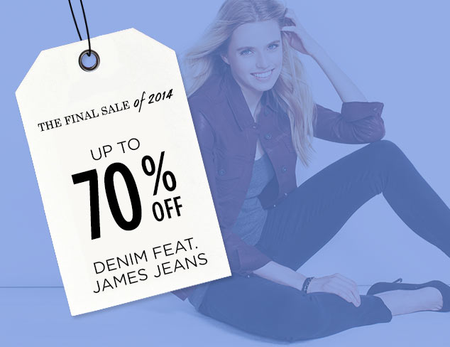 Up to 70% Off: Denim feat. James Jeans at MYHABIT