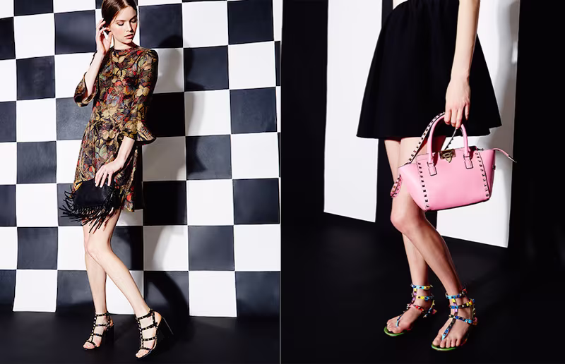 Valentino Rockstud Micro Shopper