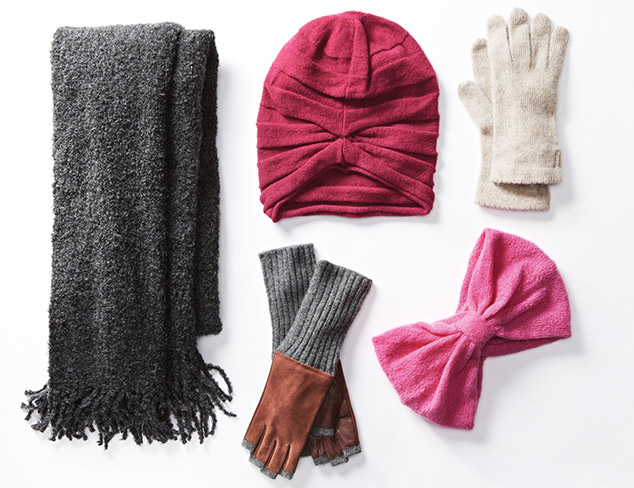 Cold Weather Accessories: Carolina Amato & More at MYHABIT
