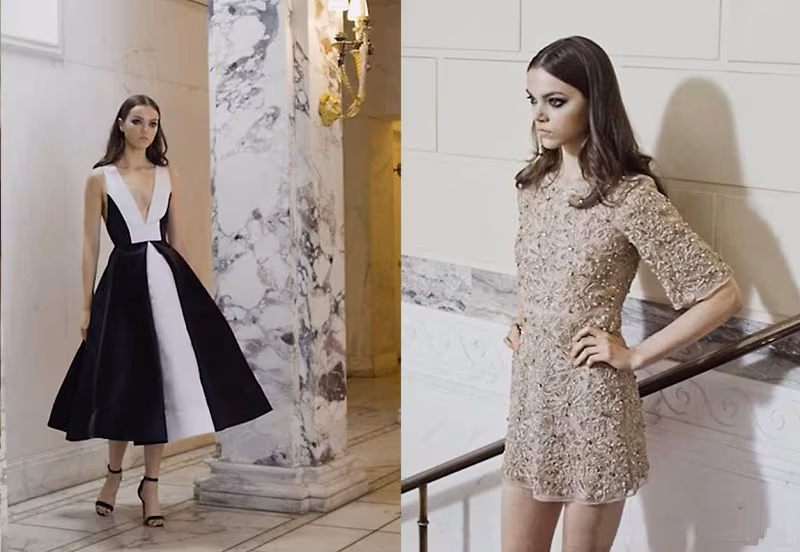 Alice + Olivia Drina Embellished Mesh Dress
