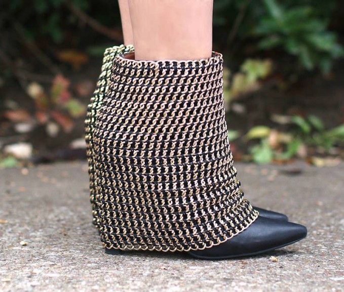 Jeffrey Campbell Holy Grail Chain Boot
