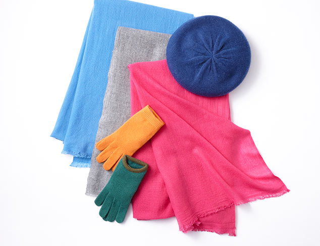 Up to 75% off Cold Weather Accessories from Portolano at MYHABIT