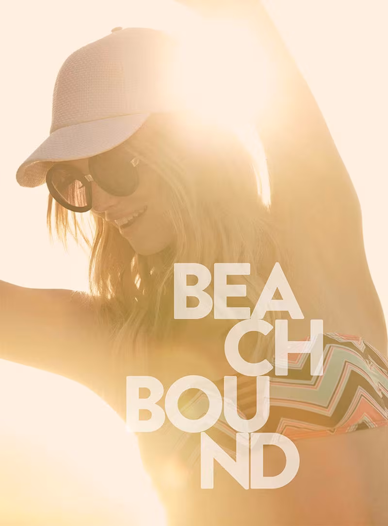 BCA Zigzag Print Bandeau Bikini Top