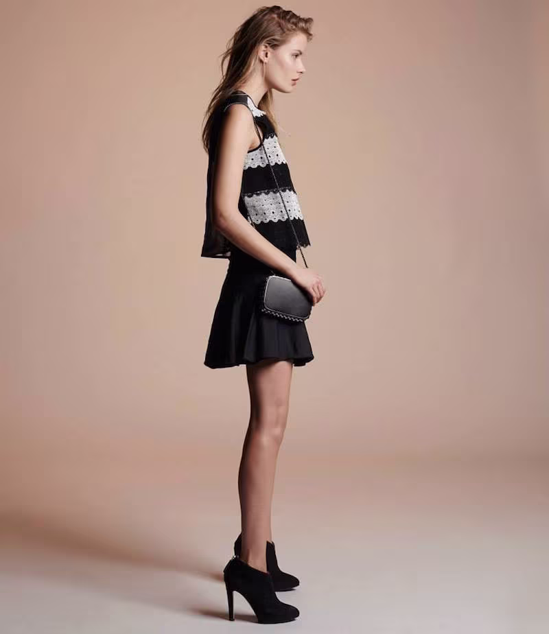 Barneys New York Lace Crop Top