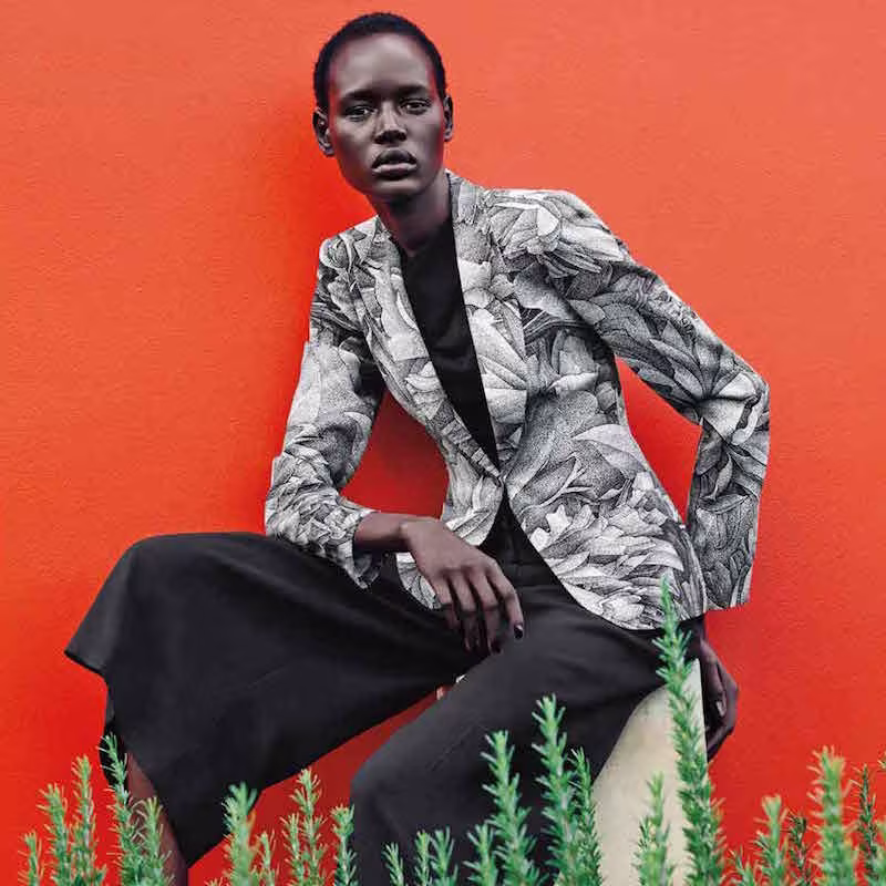 Escada Thilo Westermann Flower Blazer