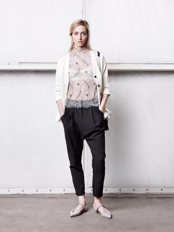 Ganni California Lace Blouse