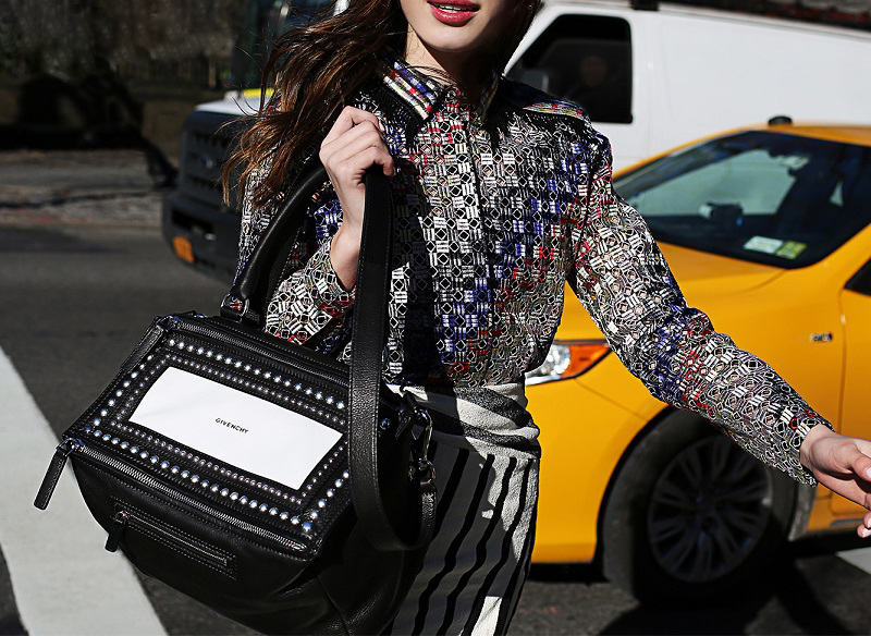 Givenchy Pandora Medium Studded Shoulder Bag