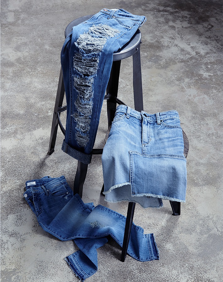Hudson Melissa Mid-Rise Shredded Cropped Skinny Jeans