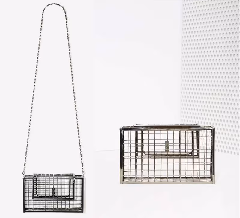 Nasty Gal x Nila Anthony Gridlock Metal Crossbody