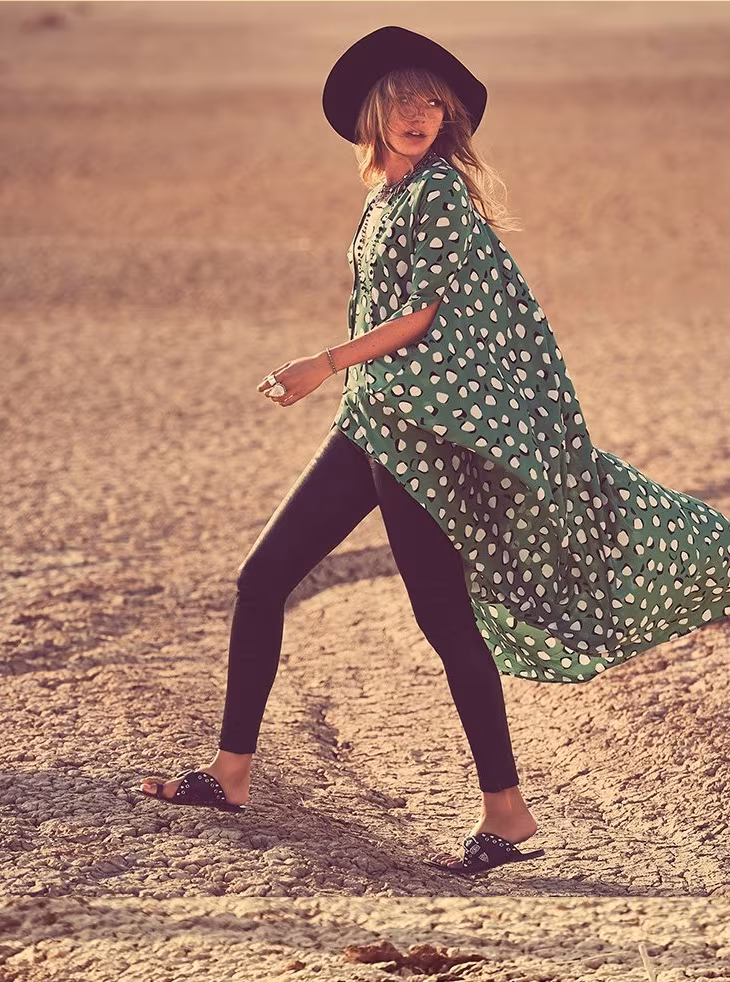 Rodebjer Agave Nut Caftan Dress