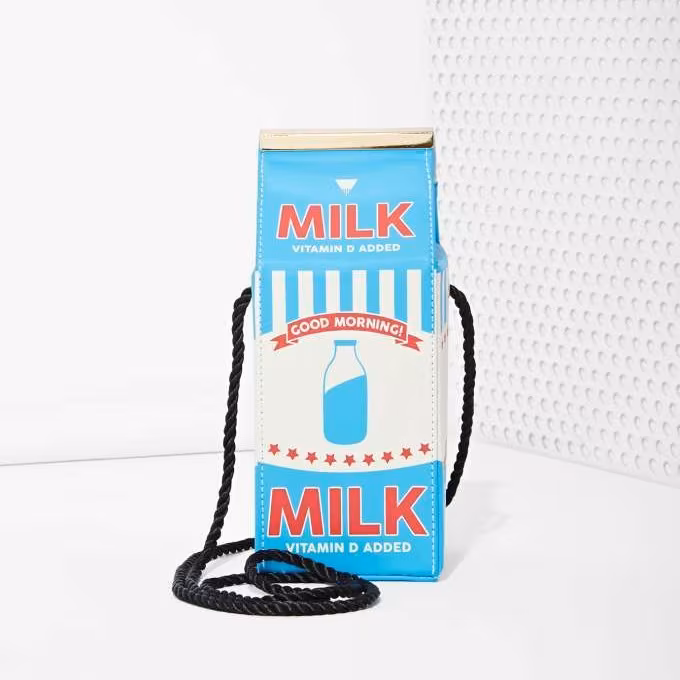 Skinnydip London Vegan Leather Milk Carton Crossbody