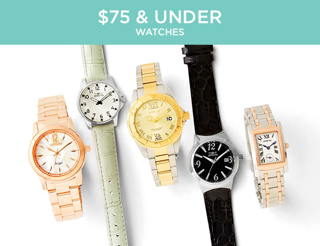 $75 & Under: Watches at MYHABIT