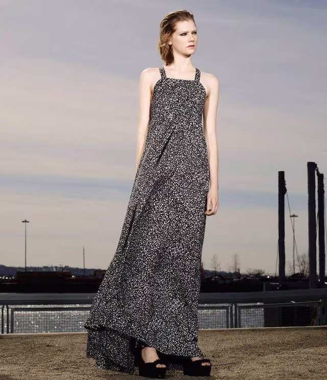 Hellessy Dot-Print Maxi Dress