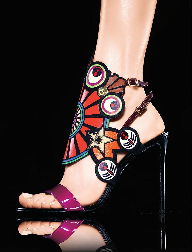 Nicholas Kirkwood Pop-Art Leather Sandals