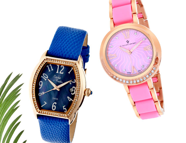 Time to Show Off: Colorful Watches at MYHABIT