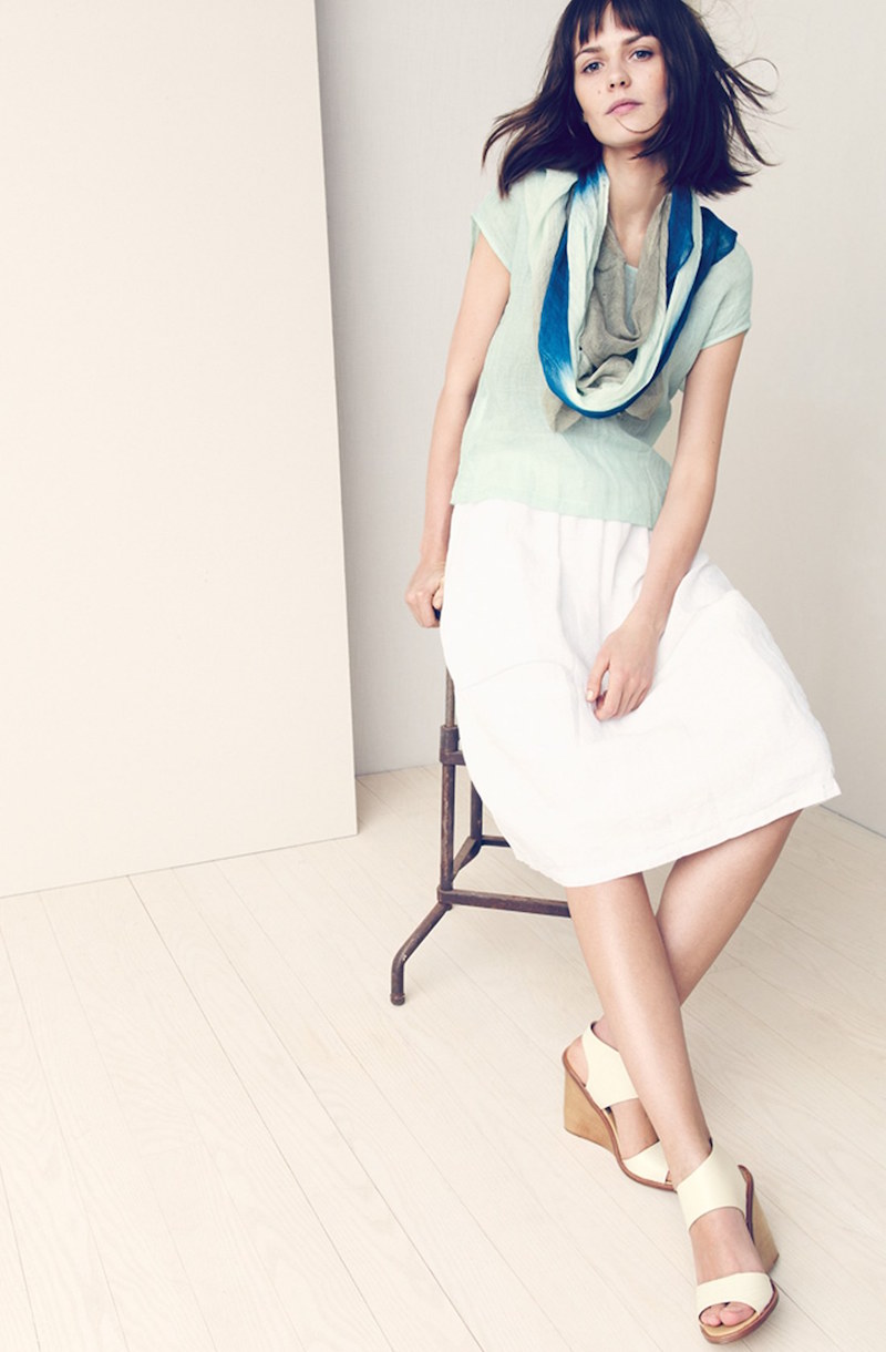 Eileen Fisher Organic Linen Skirt