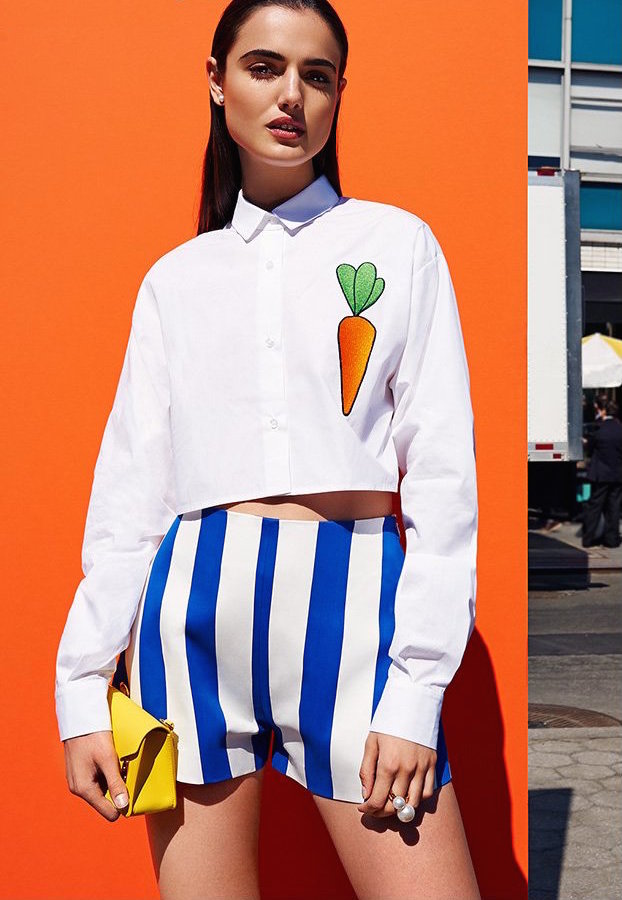 Jacquemus Carrot Cropped Button Down