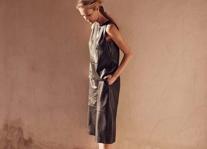 MANGO Premium - Leather top