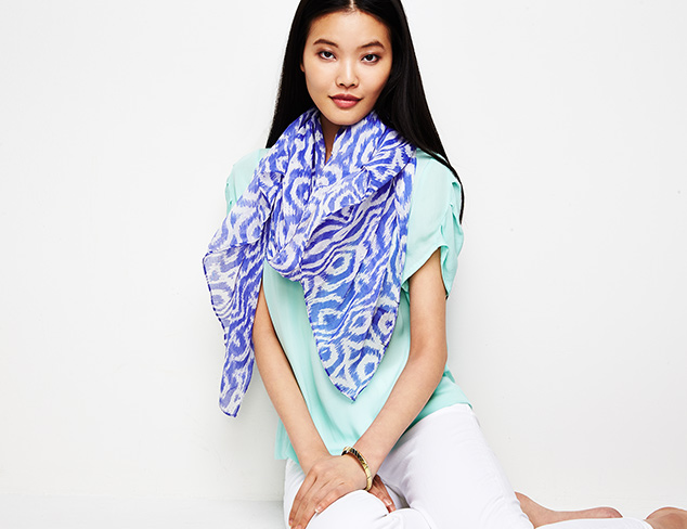 Spring Scarves from PÜR Cashmere at MYHABIT