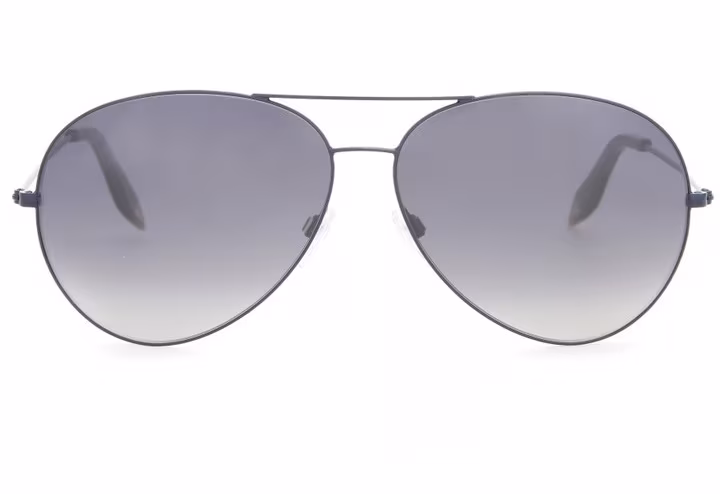 Victoria Beckham Platinum Modern Aviator Sunglasses