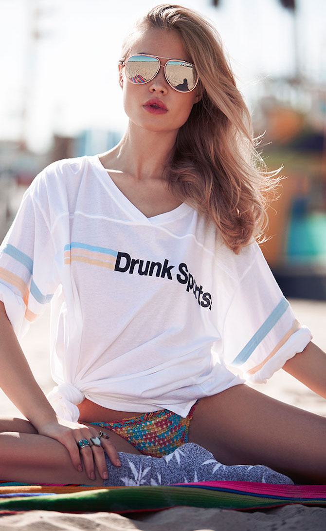 Wildfox Couture Drunk Sports Tee