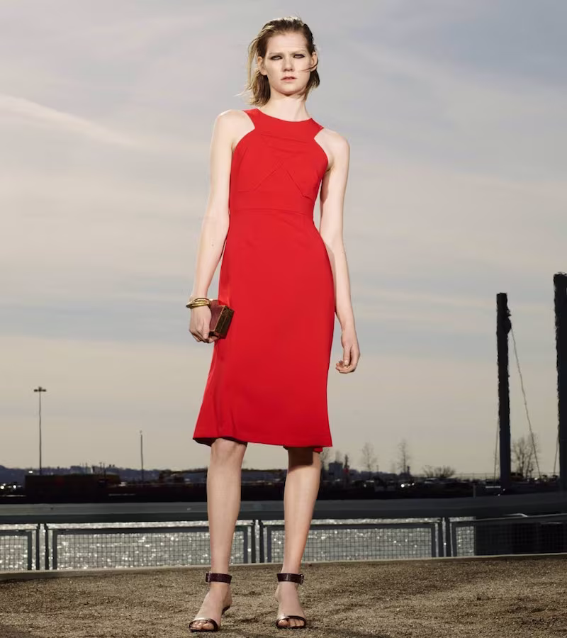 Charles Youssef Matte Jersey Sleeveless Dress