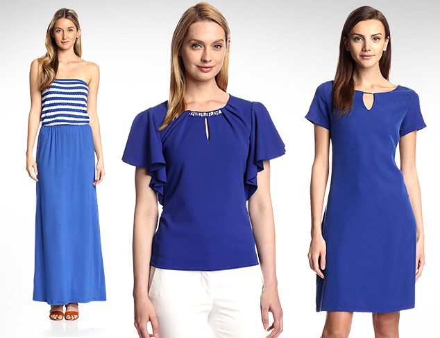 Color Cues Shades of Blue at MYHABIT