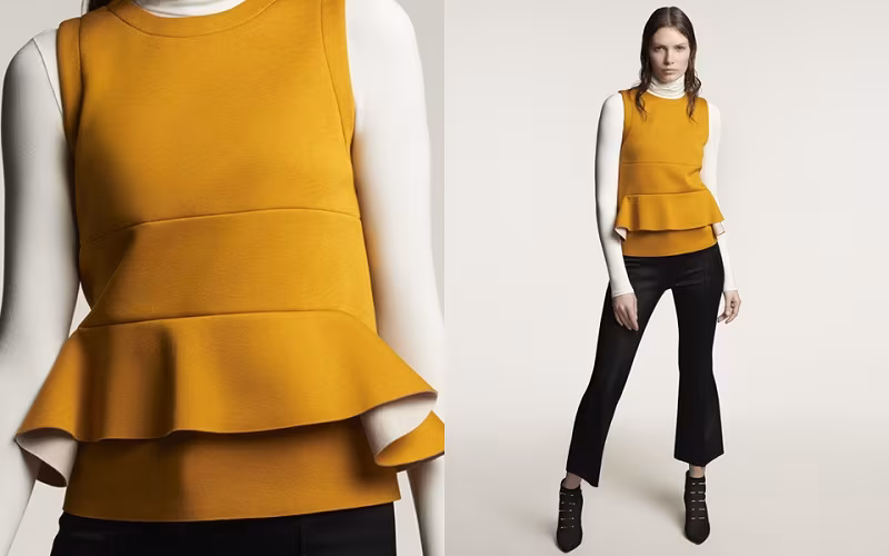 Marni peplum tank top
