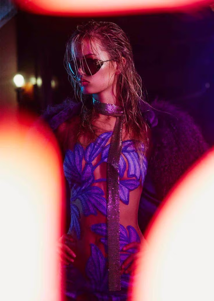 Nasty Gal x For Love & Lemons Chiquita Embroidered Dress