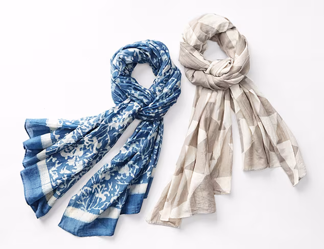Perfectly Detailed Summer Scarves at MYHABIT