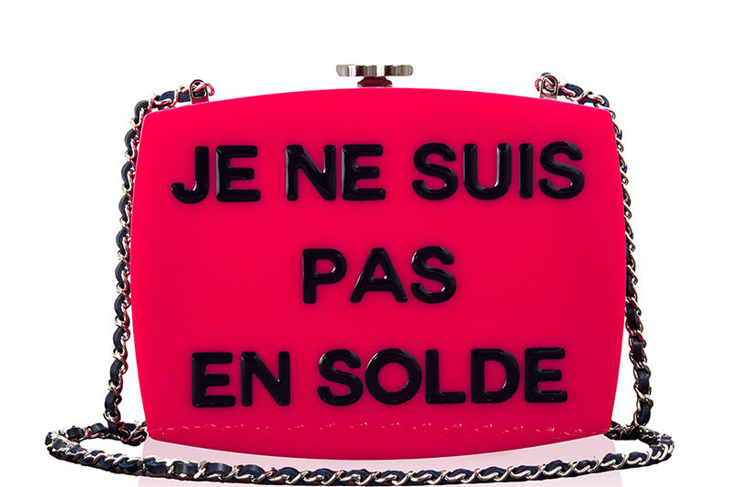 Runway Edition Chanel Je Ne Suis  Evening In the Street Clutch